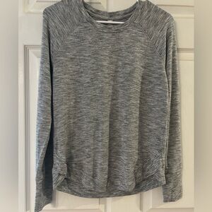 Athleta Heather Gray Long Sleeve Top